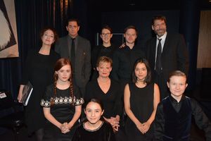 David Staller joins with tonight's cast-Dana Smith Croll, Reg Rogers Clemmie Evans, Bobby Steggert, Susannah Perkins, Marta Plimpton, Midori Francis, Ava Ulloa and Eason Rytter @ BroadwayWorld David Staller joins with tonight's cast-Dana Smith Croll, Reg Rogers Clemmie Evans, B Photo