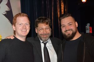David Staller with tonight's stage managers-Jack Cummins and Alec Rigdon @ BroadwayWorld David Staller with tonight's stage managers-Jack Cummins and Alec Rigdon Photo