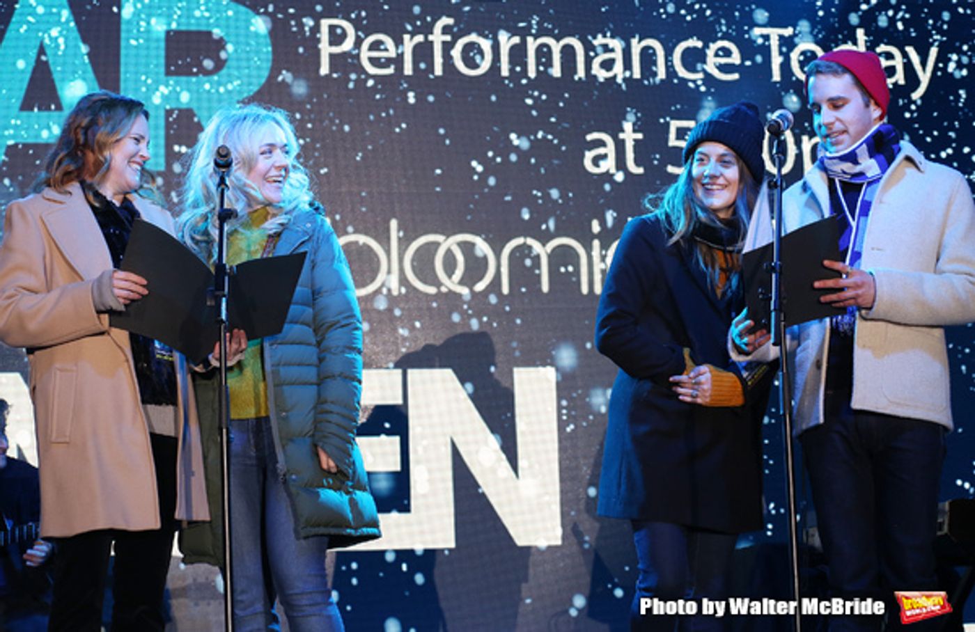 Photo Coverage: DEAR EVAN HANSEN Helps Bloomingdale's Ring In the Holiday Season Photo Coverage: DEAR EVAN HANSEN Helps Bloomingdale's Ring In the Holiday Season Image