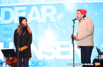 Laura Dreyfuss and Ben Platt Photo