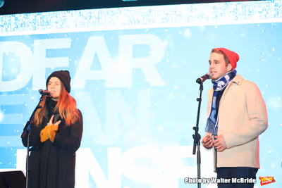 Laura Dreyfuss and Ben Platt Photo