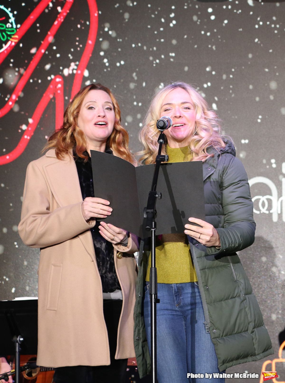 Jennifer Laura Thompson and Rachel Bay Jones at 