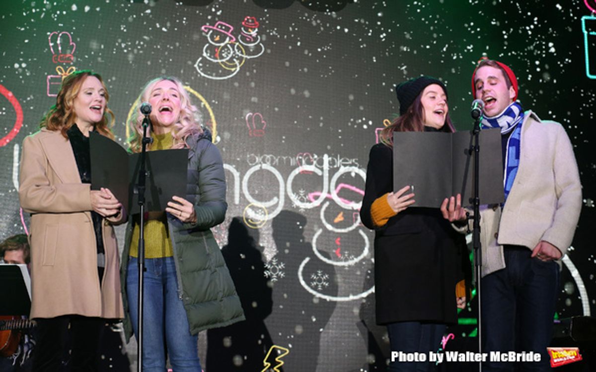 Jennifer Laura Thompson, Rachel Bay Jones, Laura Dreyfuss and Ben Platt  at 