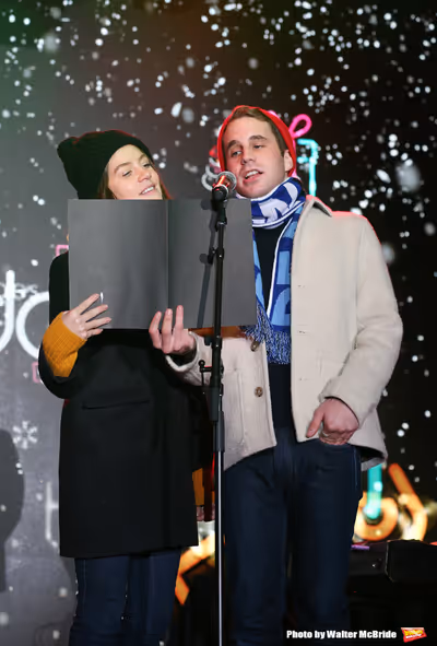 Laura Dreyfuss and Ben Platt Photo