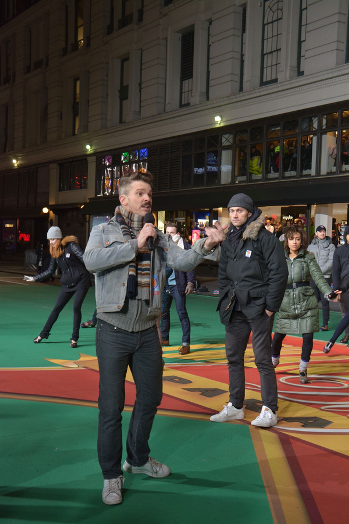 Photo Coverage: Casts of HOLIDAY INN, PARAMOUR & More Rehearse for the Macy's Thanksgiving Day Parade!  Image