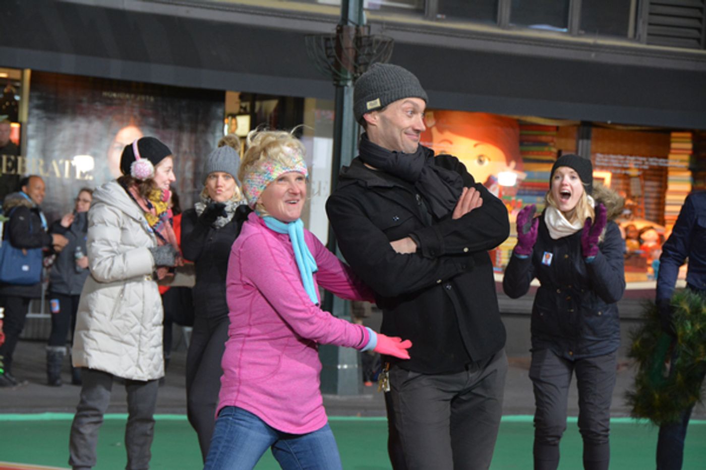 Photo Coverage: Casts of HOLIDAY INN, PARAMOUR & More Rehearse for the Macy's Thanksgiving Day Parade!  Image