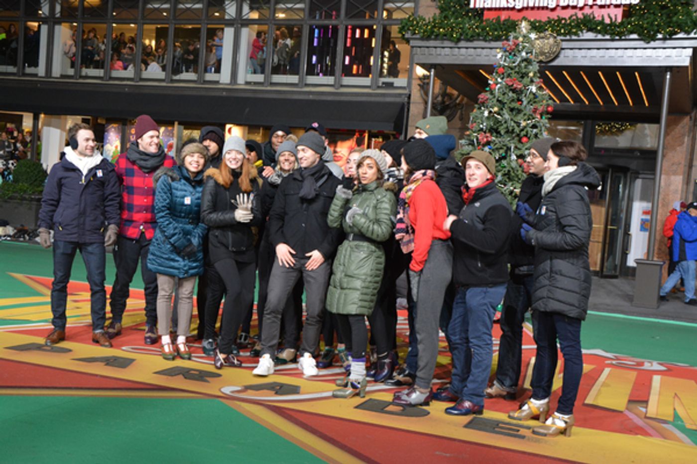 Photo Coverage: Casts of HOLIDAY INN, PARAMOUR & More Rehearse for the Macy's Thanksgiving Day Parade!  Image