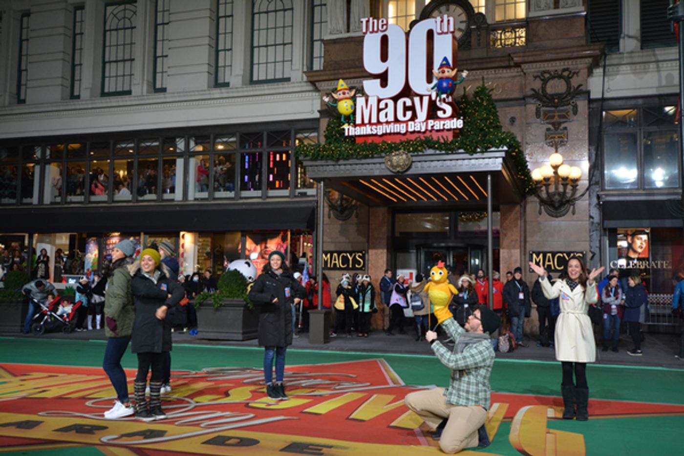 Photo Coverage: Casts of HOLIDAY INN, PARAMOUR & More Rehearse for the Macy's Thanksgiving Day Parade!  Image
