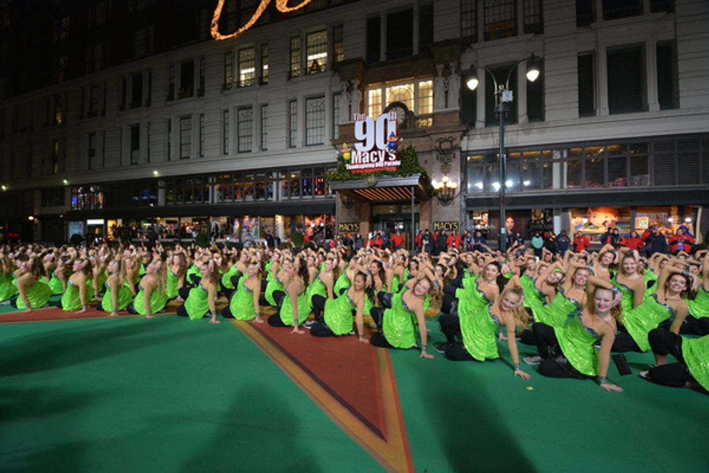 Photo Coverage: Casts of HOLIDAY INN, PARAMOUR & More Rehearse for the Macy's Thanksgiving Day Parade!  Image