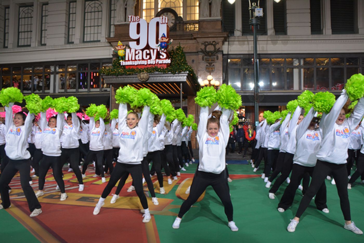Photo Coverage: Casts of HOLIDAY INN, PARAMOUR & More Rehearse for the Macy's Thanksgiving Day Parade!  Image
