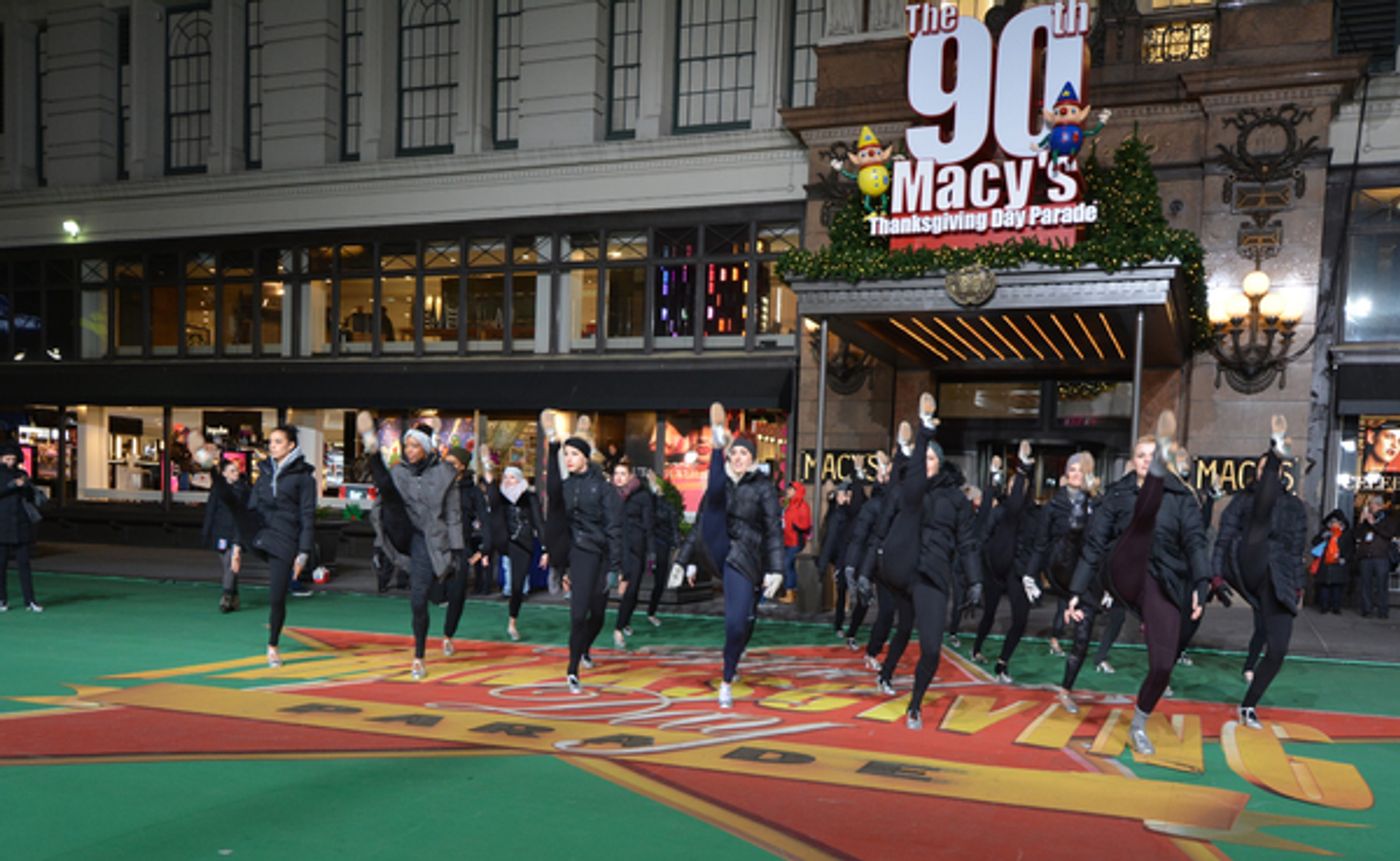 Photo Coverage: Casts of HOLIDAY INN, PARAMOUR & More Rehearse for the Macy's Thanksgiving Day Parade!  Image