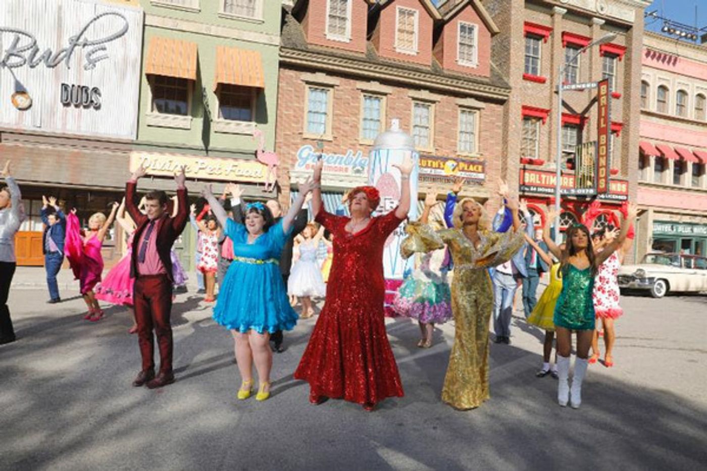 Photo Flash: Stars of NBC's HAIRSPRAY LIVE! Rehearse for Thanksgiving Day Parade Photo Flash: Stars of NBC's HAIRSPRAY LIVE! Rehearse for Thanksgiving Day Parade Image