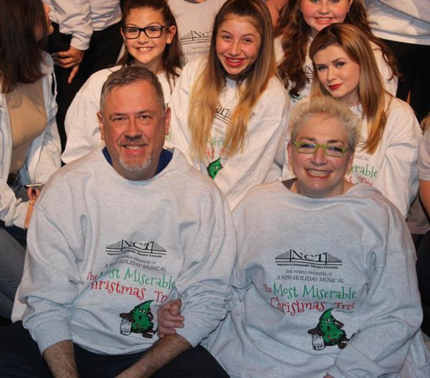 Photo Flash: Brooklyn Cast of THE MOST MISERABLE CHRISTMAS TREE Visits A TASTE OF THINGS TO COME Off-Broadway  Image