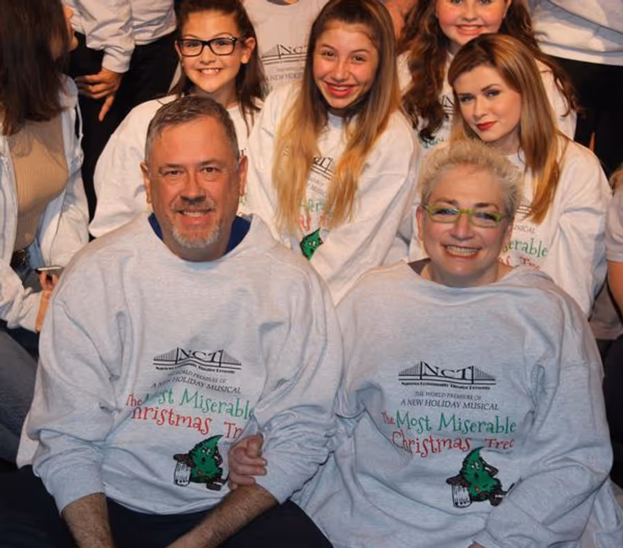 Photo Flash: Brooklyn Cast of THE MOST MISERABLE CHRISTMAS TREE Visits A TASTE OF THINGS TO COME Off-Broadway Image