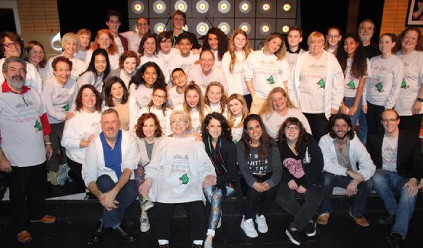 Photo Flash: Brooklyn Cast of THE MOST MISERABLE CHRISTMAS TREE Visits A TASTE OF THINGS TO COME Off-Broadway  Image