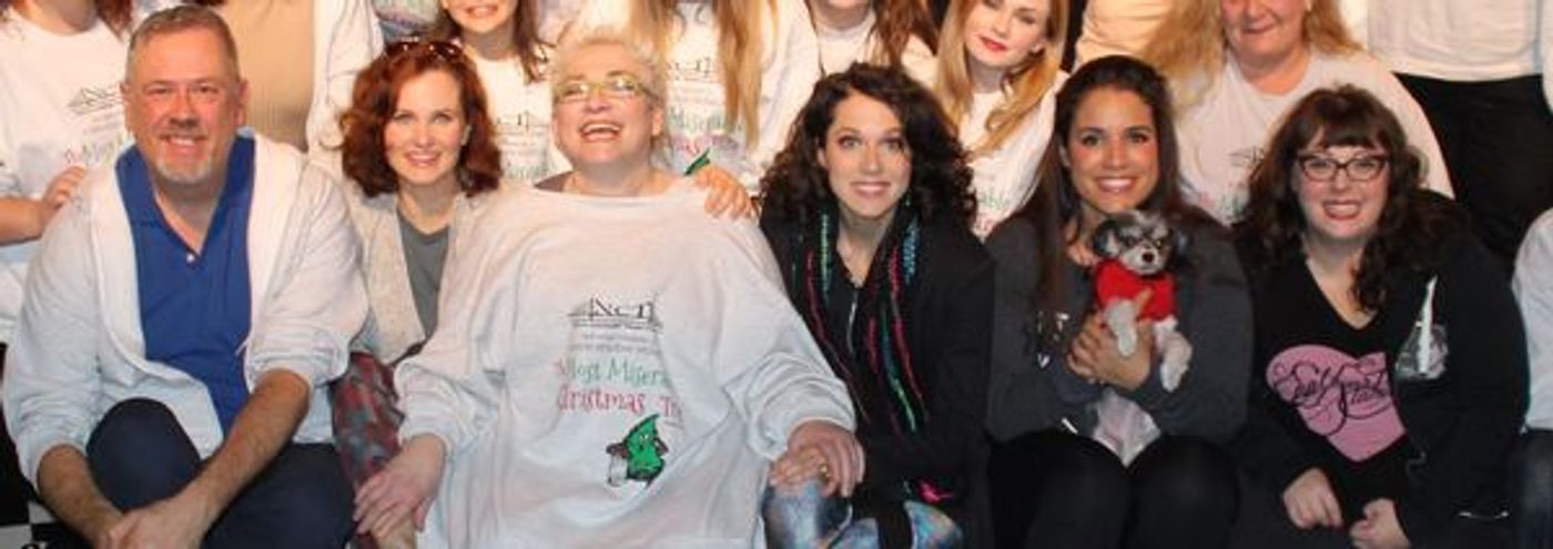 Photo Flash: Brooklyn Cast of THE MOST MISERABLE CHRISTMAS TREE Visits A TASTE OF THINGS TO COME Off-Broadway  Image