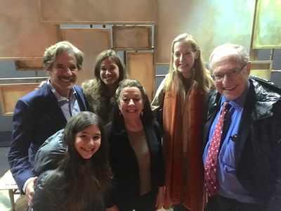 Geraldo Rivera, Alan Dershowitz and Monica Piper Photo