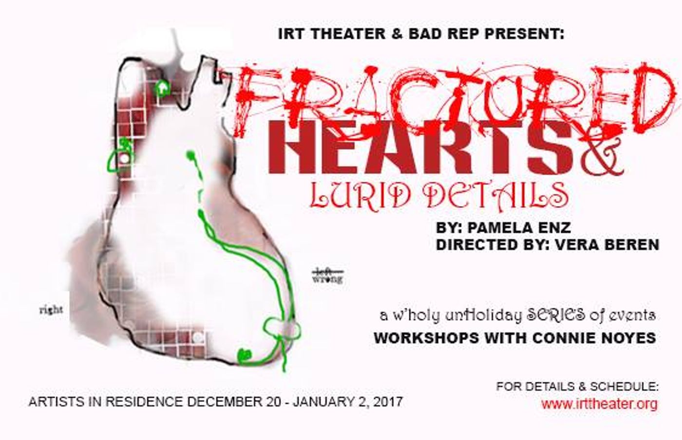 FRACTURED HEARTS AND LURID DETAILS a W'holy, unHoliday Series of Events  Image
