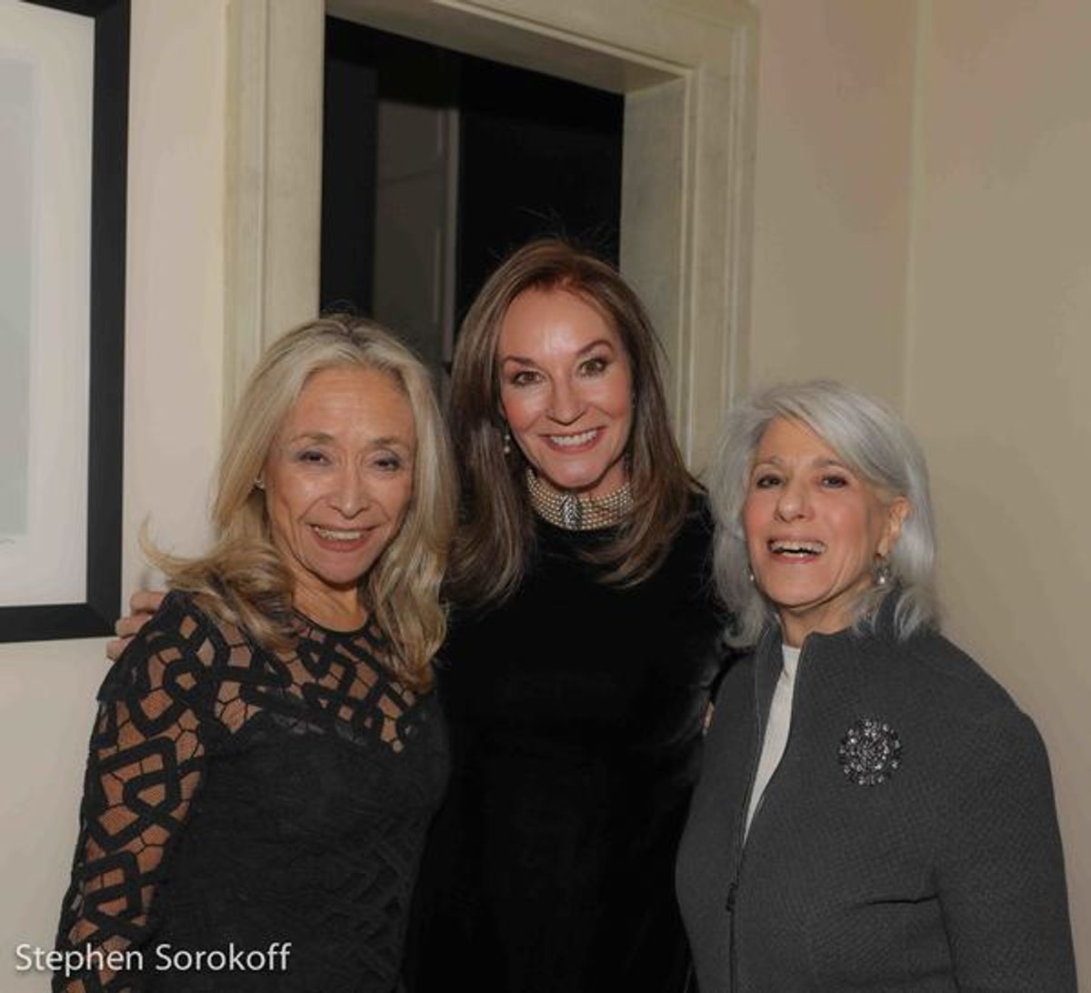 Eda Sorokoff, Jessica Molaskey, Jamie deRoy at 