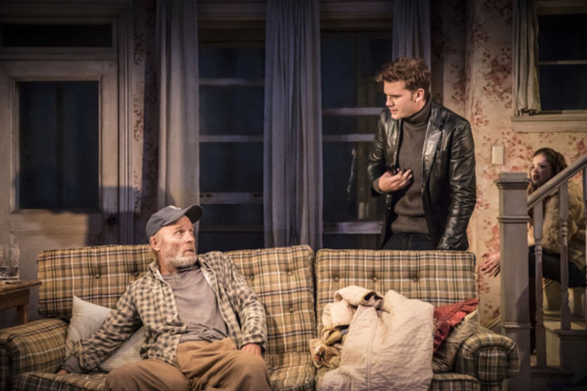 Red Harris, Jeremy Irvine, and Charlotte Hope at 