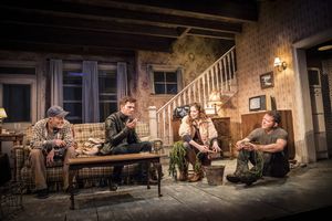 Red Harris, Jeremy Irvine, Charlotte Hope, and Barnaby Kay @ BroadwayWorld Red Harris, Jeremy Irvine, Charlotte Hope, and Barnaby Kay Photo