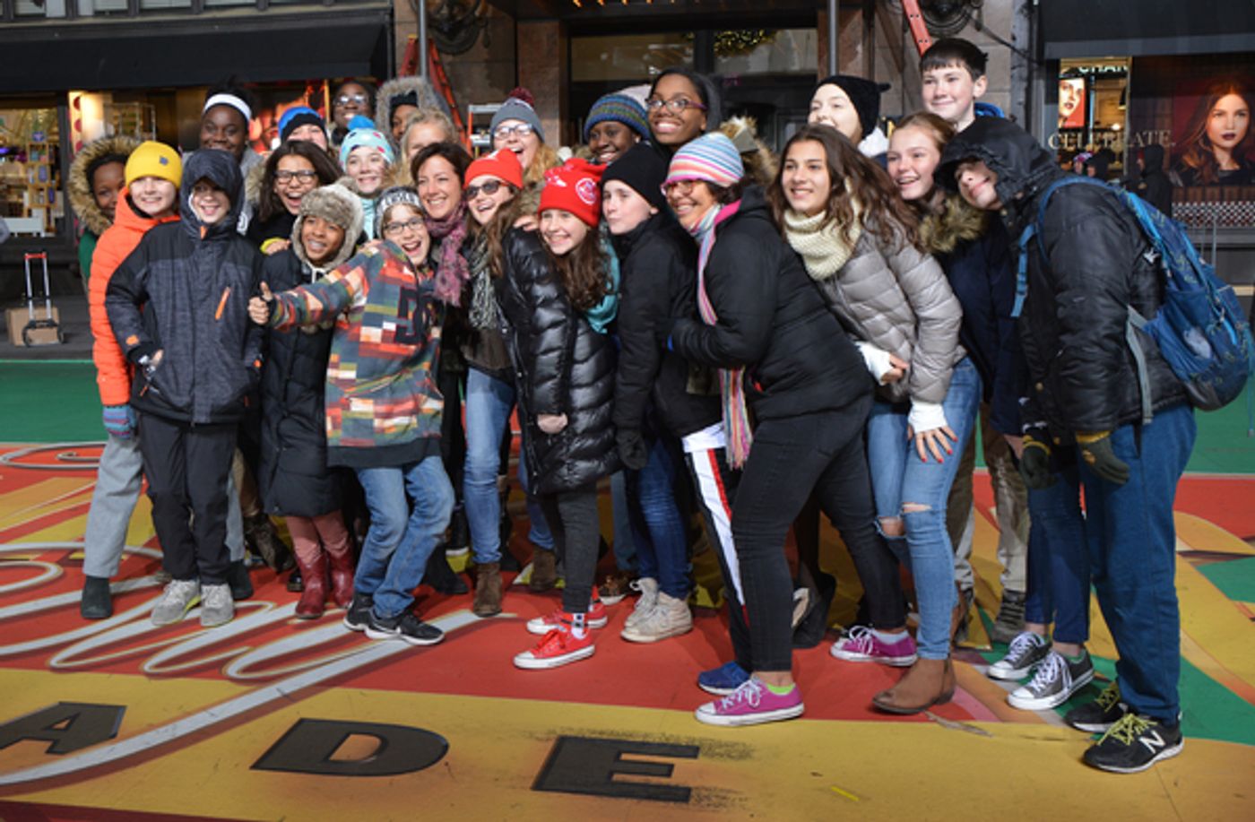 Photo Coverage: Casts of CATS, WAITRESS & More Rehearse for the Macy's Thanksgiving Day Parade!  Image