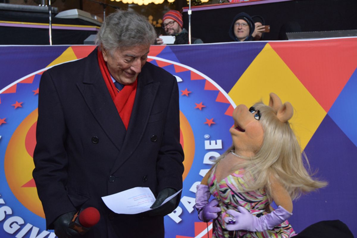Tony Bennett and Miss Piggy at 