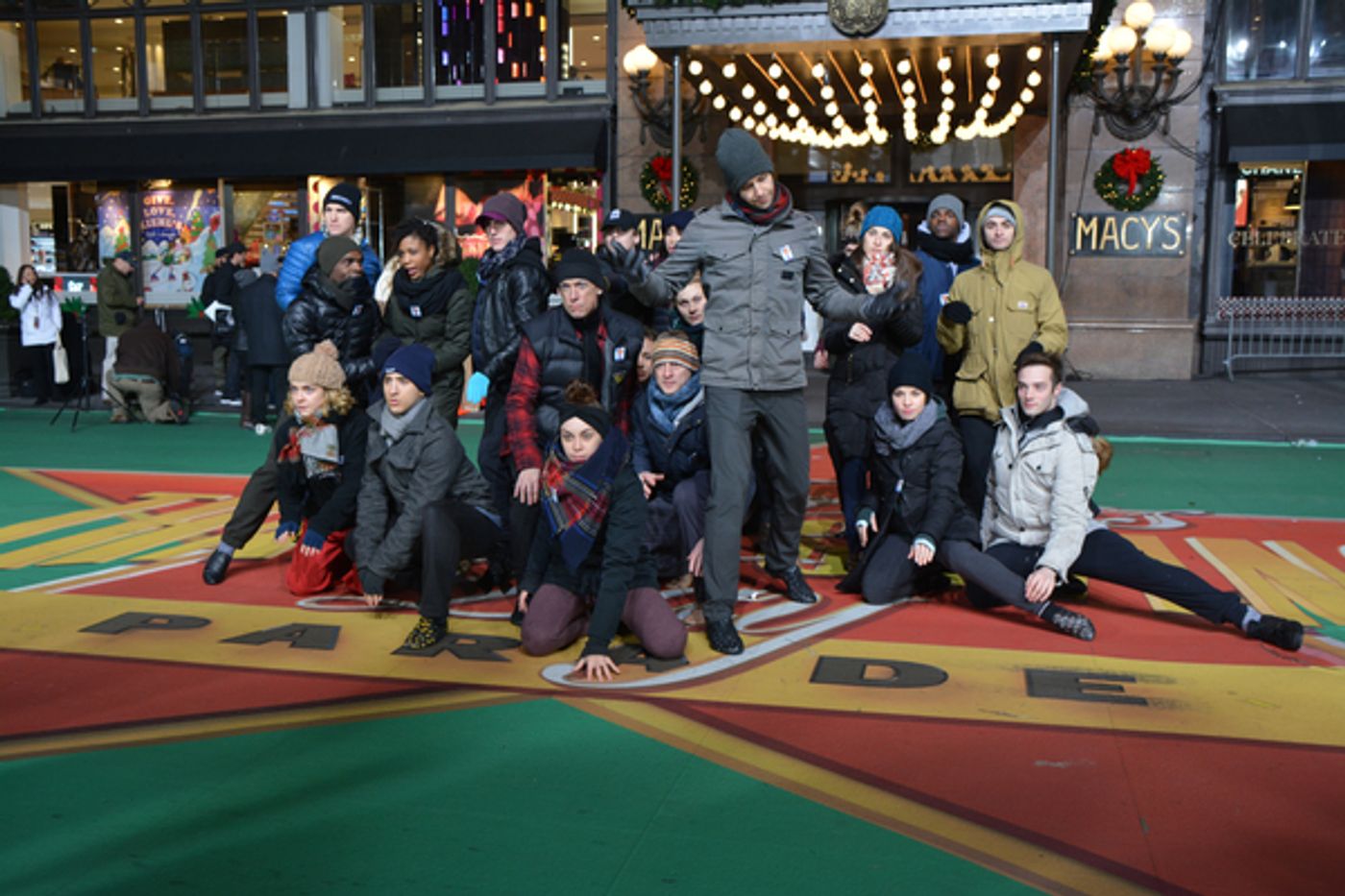 Photo Coverage: Casts of CATS, WAITRESS & More Rehearse for the Macy's Thanksgiving Day Parade!  Image