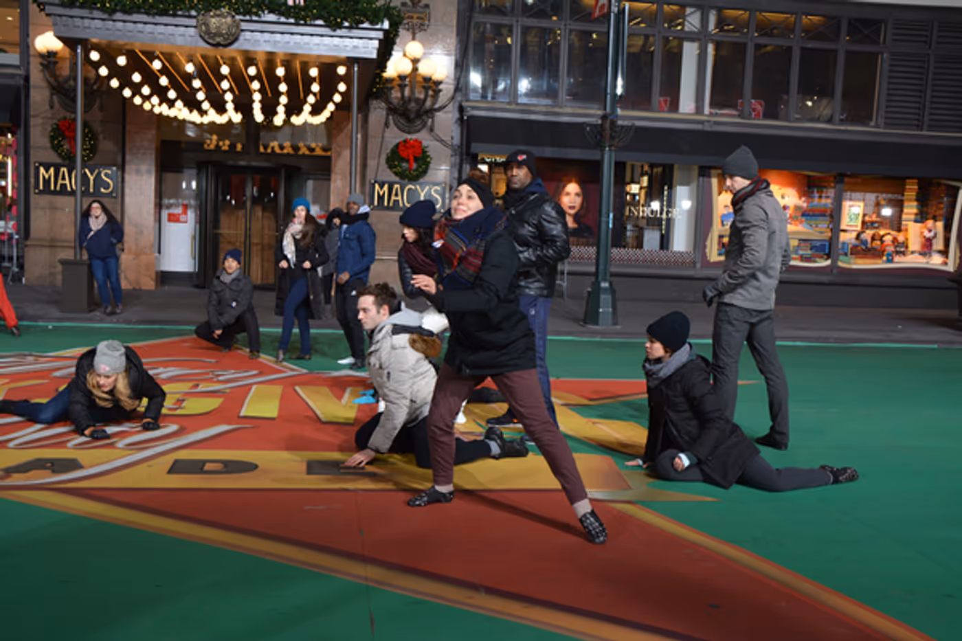 Photo Coverage: Casts of CATS, WAITRESS & More Rehearse for the Macy's Thanksgiving Day Parade!  Image