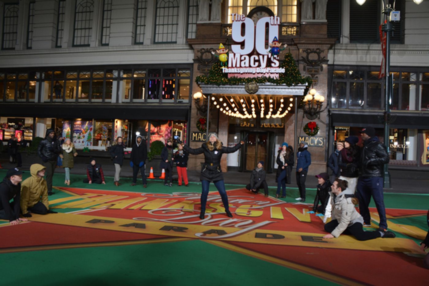 Photo Coverage: Casts of CATS, WAITRESS & More Rehearse for the Macy's Thanksgiving Day Parade!  Image
