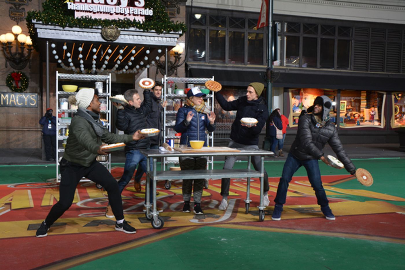 Photo Coverage: Casts of CATS, WAITRESS & More Rehearse for the Macy's Thanksgiving Day Parade!  Image