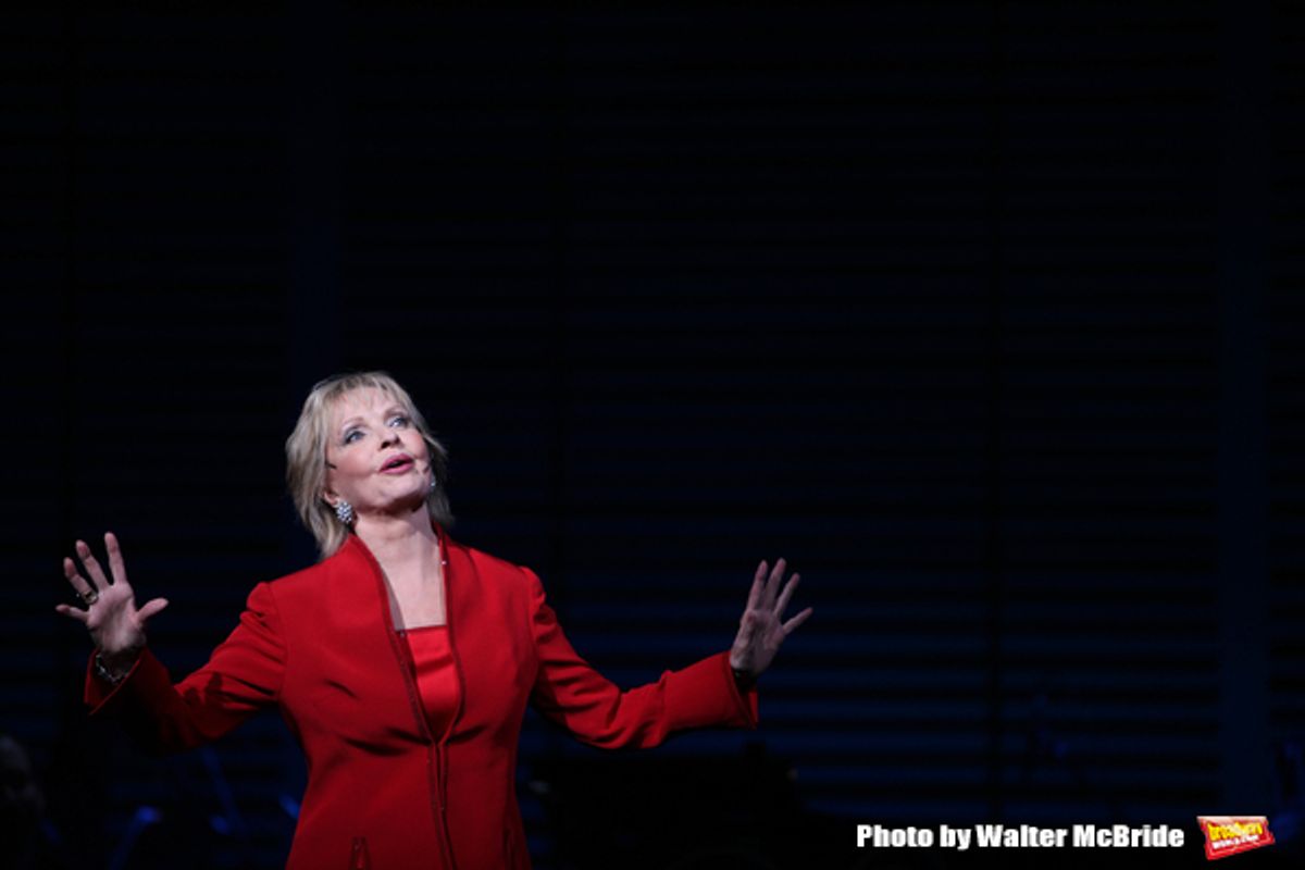 Florence Henderson performing in BROADWAY BACKWARDS 5 - One Night Only Concert produced by Broadway Cares/Equity Fights Aids
and benefiting BC/EFA & The Center at The Vivian Beaumont Theatre in New York City.
February 22, 2010 at 