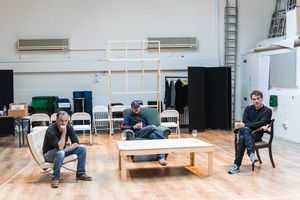 Paul Ritter, Tim Key, and Rufus Sewell Photo