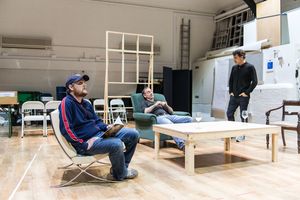 Tim Key, Rufus Sewell, and Paul Ritter Photo