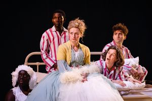 John Pfumonjena, Anna Francolini, Madeleine Worrall, and Marc Antolin Photo