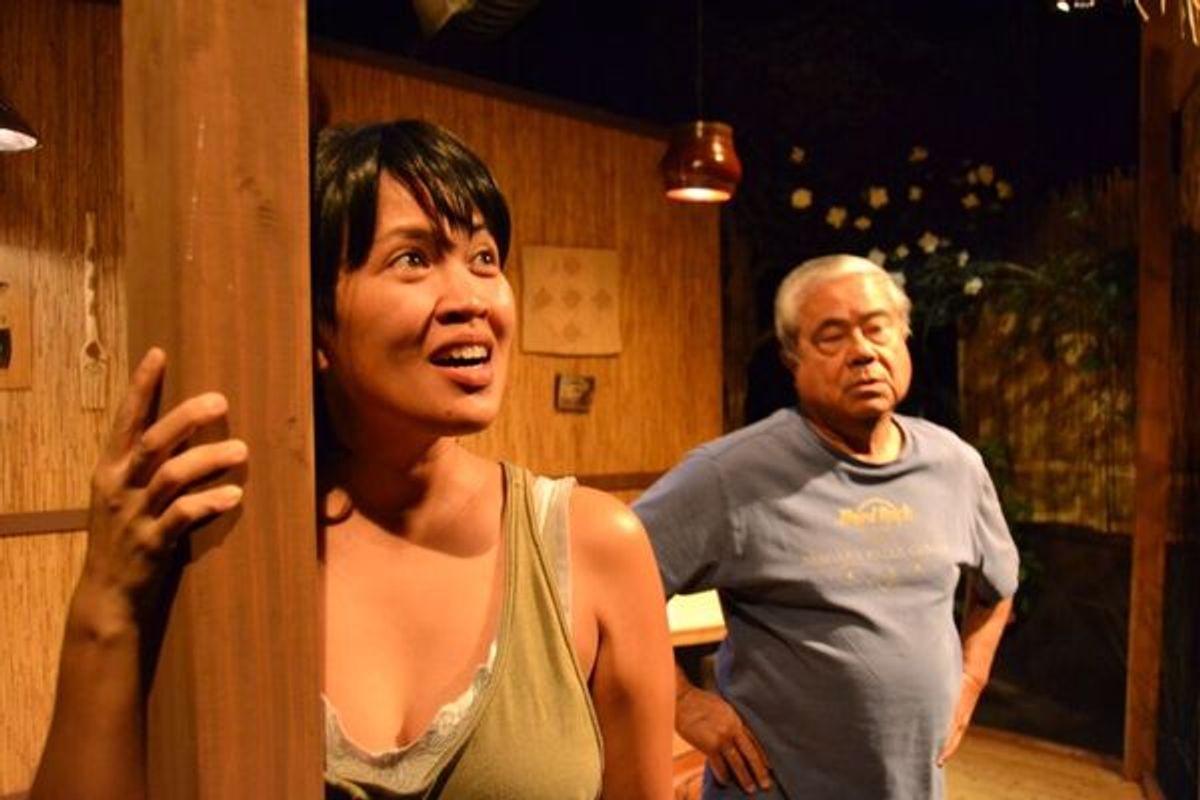 Evie Abat and Alberto Issac at 