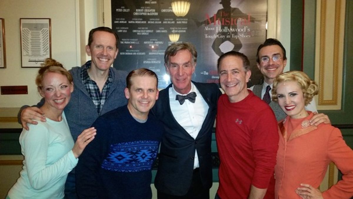 Bill Nye with Robert Creighton at 