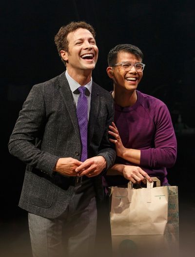 Justin Guarini and Telly Leung Photo
