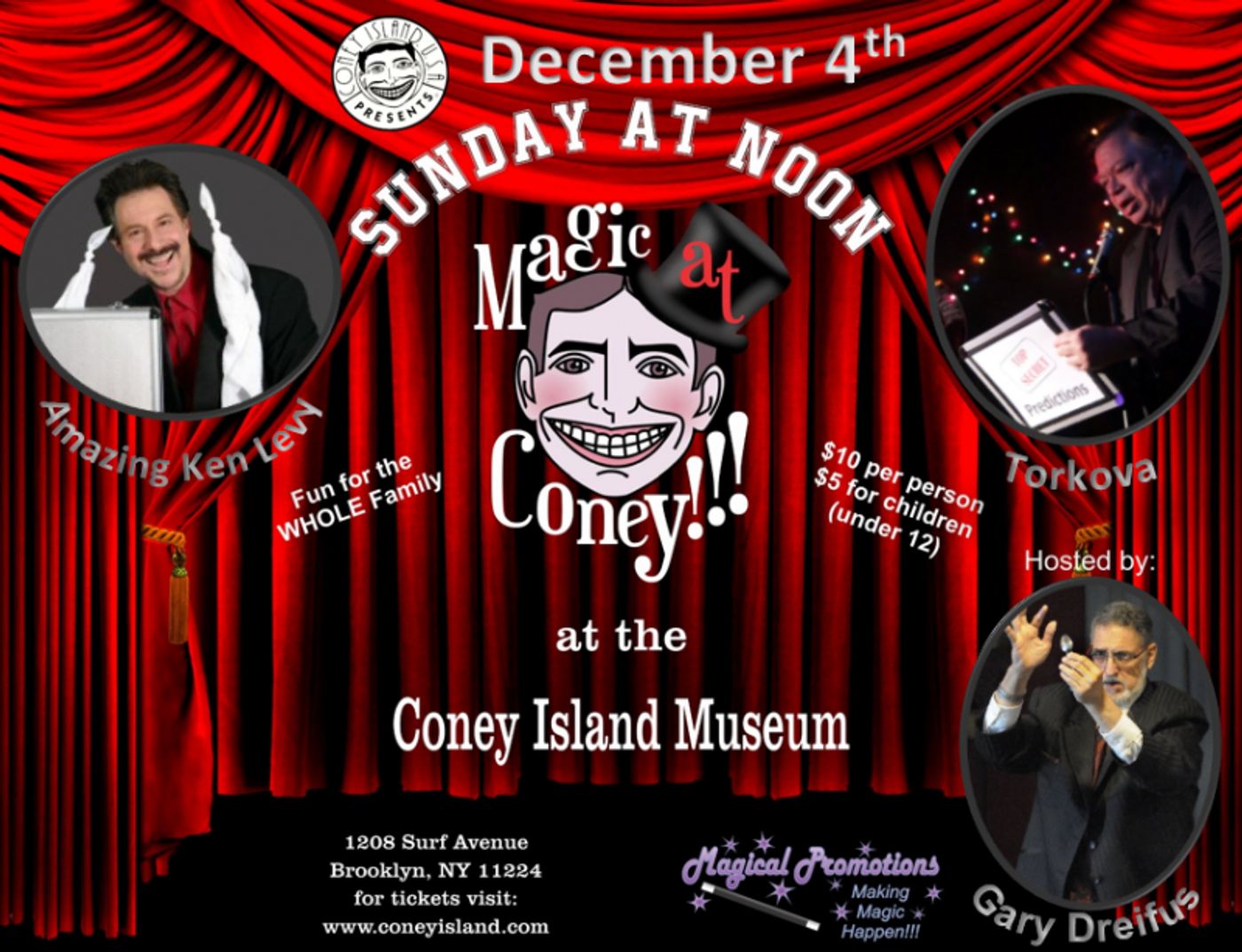 MAGIC AT CONEY in Brooklyn this Weekend  Image