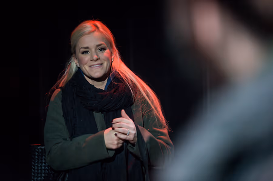 Photo Flash: Inside the UK Premiere of ANOTHER NIGHT BEFORE CHRISTMAS Starring George Maguire and Rachael Wooding Image
