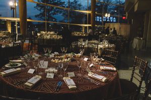 Tables are set for the sixth annual Military Thanksgiving at Arena Stage at the Mead Center for American Theater on November 25, 2016. @ BroadwayWorld Tables are set for the sixth annual Military Thanksgiving at Arena Stage at the Mead Photo