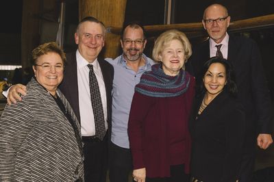 Larry Franks (Arena Stage Trustee), Ellen Berelson, David Catlin (Director and Adapto Photo