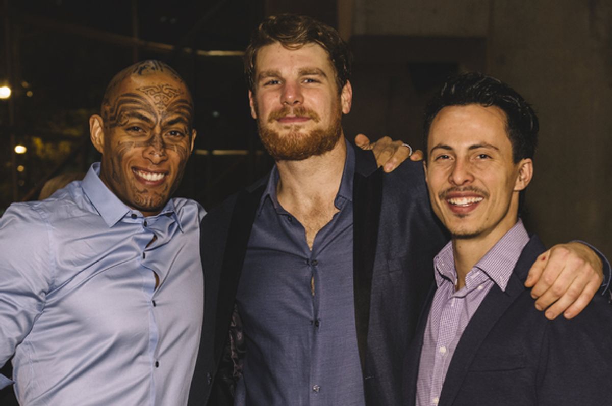 Cast Members Anthony Fleming III, Walter Owen Briggs and Micah Figueroa at 