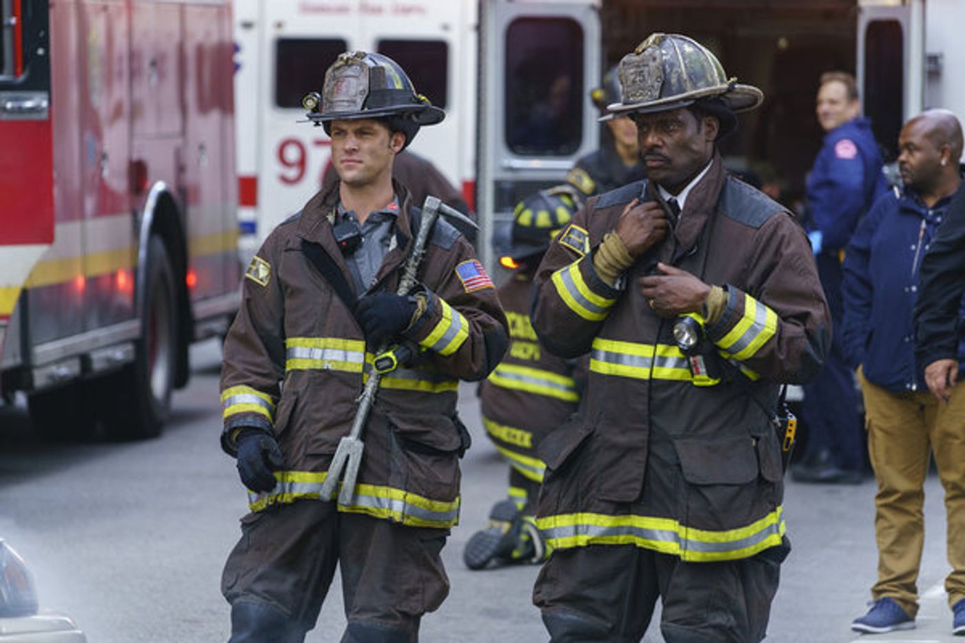 Photo Flash: First Look - NBC's CHICAGO FIRE Celebrates Milestone 100th Episode  Image