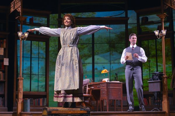 Jerusha Abbott (Hilary Maiberger) describes her adventures in her letters to Jervis P Photo