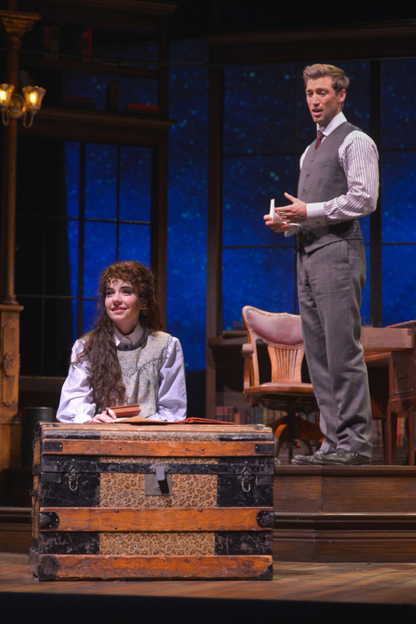 Photo Flash: First Look at Hilary Maiberger and Derek Carley in DADDY LONG LEGS at TheatreWorks Photo Flash: First Look at Hilary Maiberger and Derek Carley in DADDY LONG LEGS at TheatreWorks Image