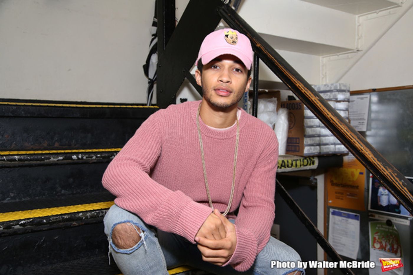 Exclusive Photo Coverage: Hangin' Backstage with HAMILTON's Newest Cast Member- Jordan Fisher!  Image
