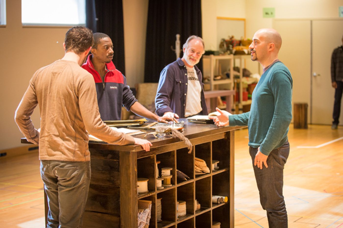 Photo Flash: In Rehearsal with Greg Wood and More for A CHRISTMAS CAROL at McCarter  Image