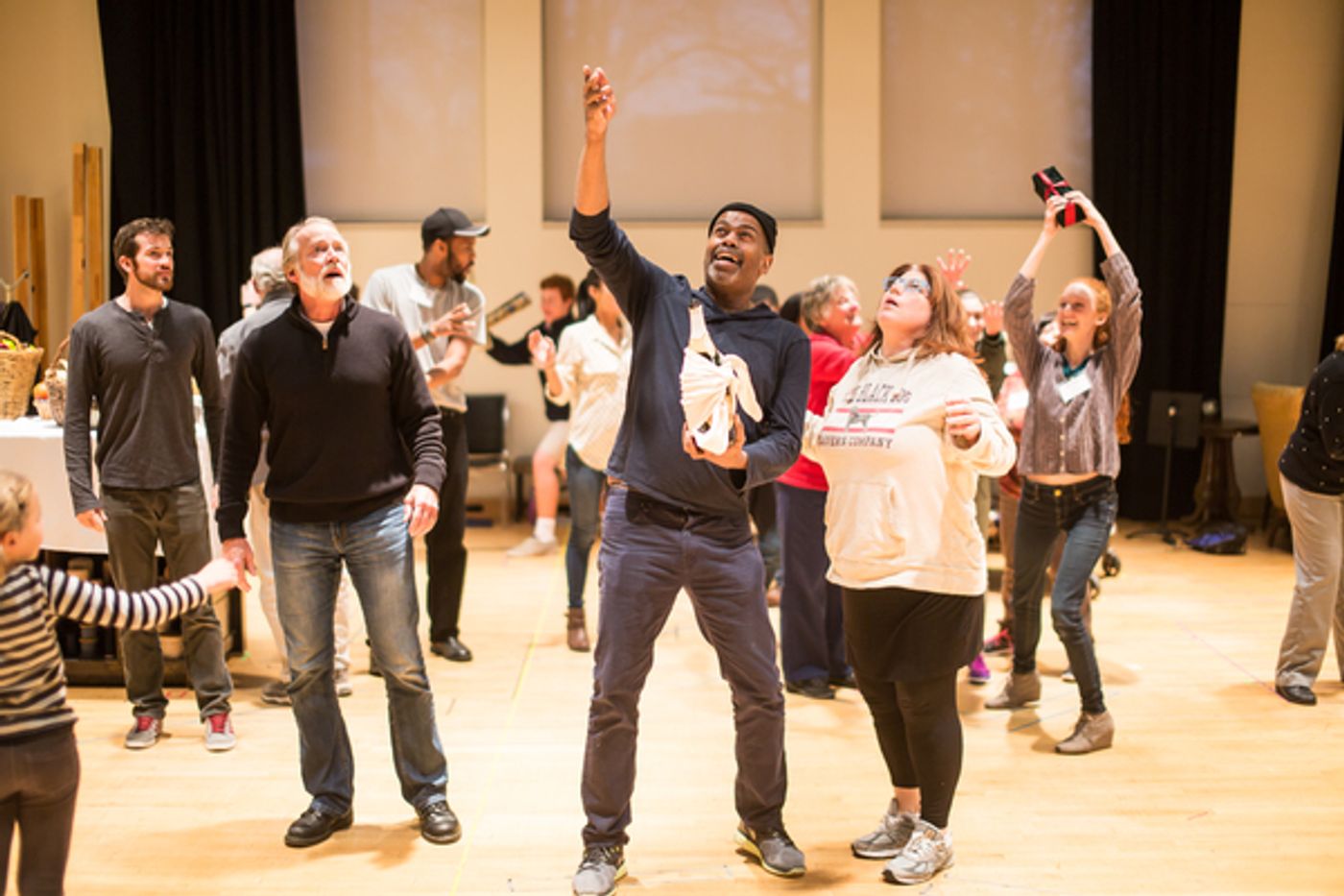 Photo Flash: In Rehearsal with Greg Wood and More for A CHRISTMAS CAROL at McCarter  Image