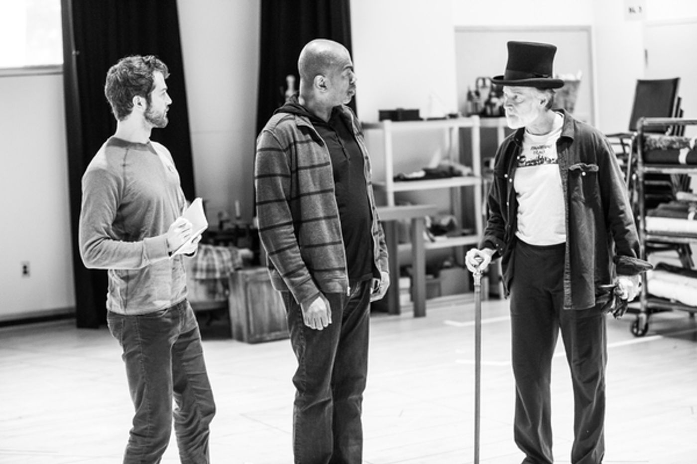 Photo Flash: In Rehearsal with Greg Wood and More for A CHRISTMAS CAROL at McCarter  Image